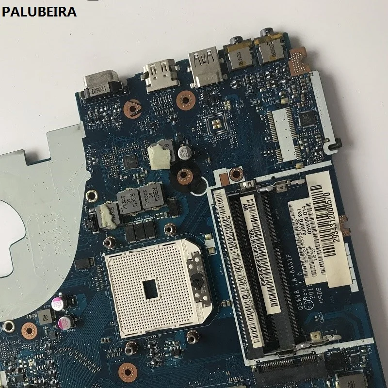 Материнская плата PALUBEIRA 100% работающая для ACER V3-551 материнская графический чип 8