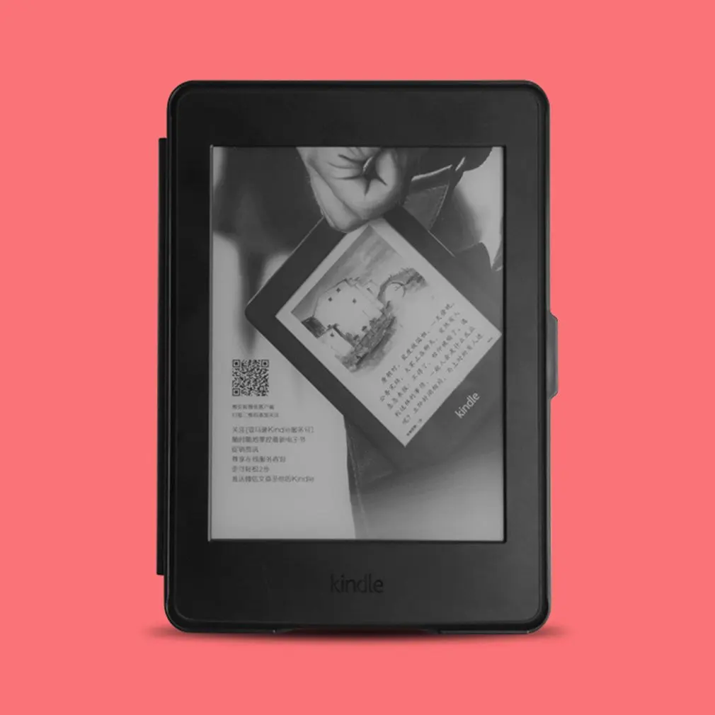 Ударопрочный чехол для электронной книги с принтом Ультратонкий кожаный