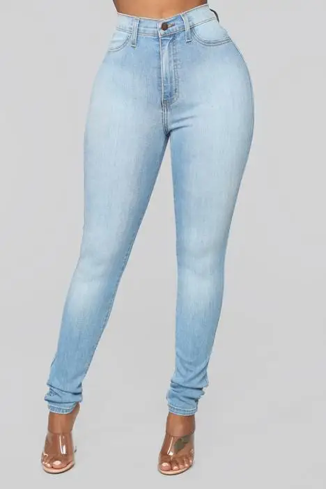 

Plus Size Bleach Wash Pocket Stretch Skinny Jeans Large 3XL High Waist Zipper Fly Trousers Women Casual Denim Pants Mom Jean