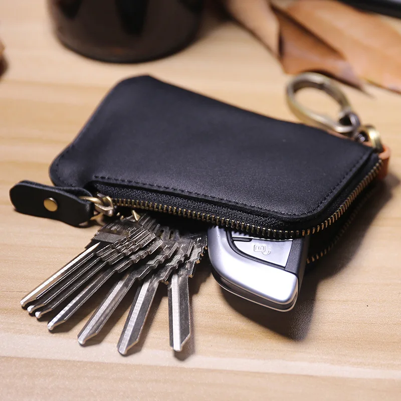 Мужской кожаный кошелек для монет SIKU модный ключей | Багаж и сумки