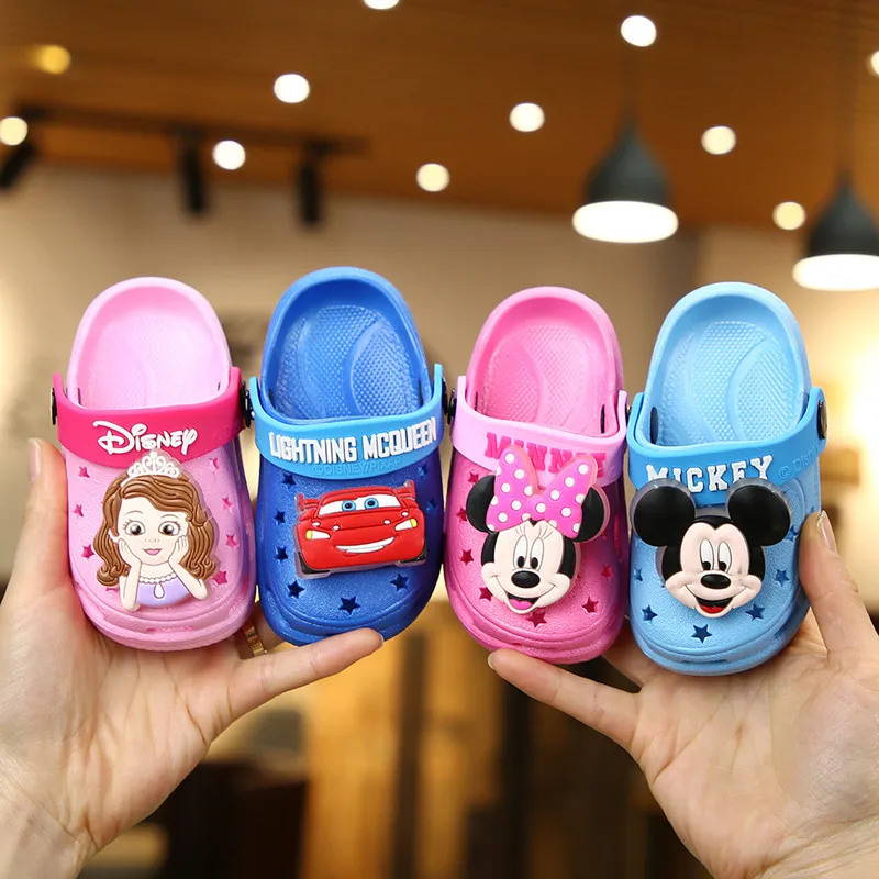 Шлепанцы Детские со светодиодной подсветкой летние сандалии для девочек и