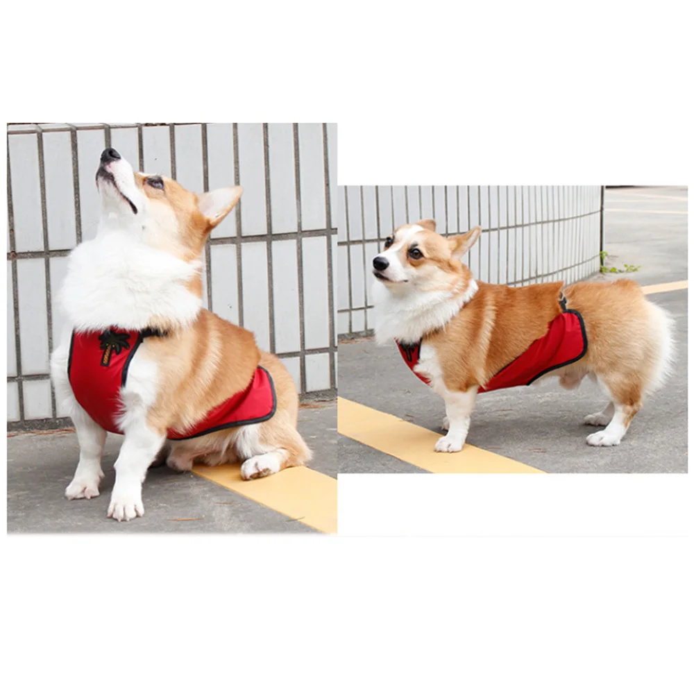 Зимняя теплая водонепроницаемая жилетка для собаки Corgi одежда маленьких собак с