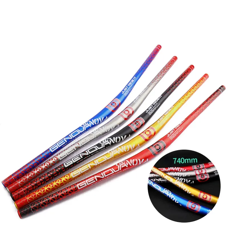 

T6-6061Aluminum Alloy Bicycle Handlebar MTB Handlebar Bicycle Road Bike Handlebar 740mm*31.8mm Steering Wheel For Bicycle