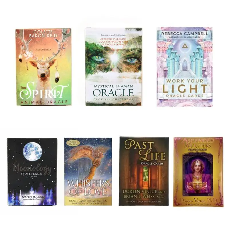 

44Pcs/set Oracle Guidance Cards Divination Fate Deck Board Games for Party Playing Entertainment Kit Gifts