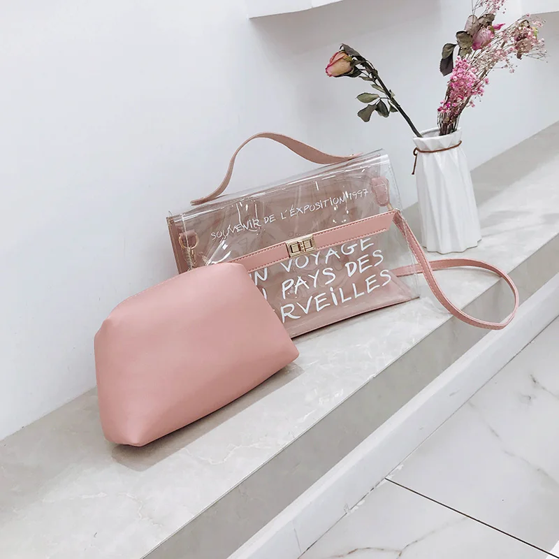 Новинка 2021 высококачественная прозрачная женская сумка через плечо|Сумки с