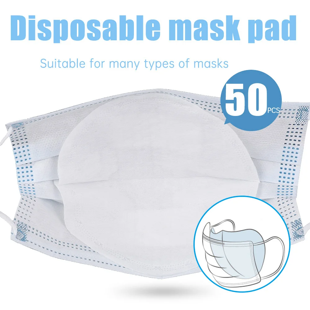 50 шт. маска сменные хлопковые экологические маски для рта одноразовые взрослых