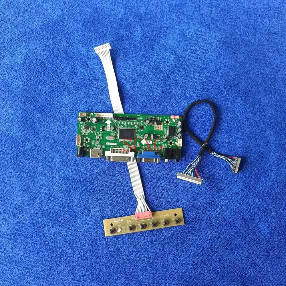 

1024*600 VGA DVI HDMI-compatible Kit 30-Pin LVDS Fit HSD100IFW1/HSD100IFW2/HSD100IFW4/HSD101PFW2 LCD LED Controller Board Matrix