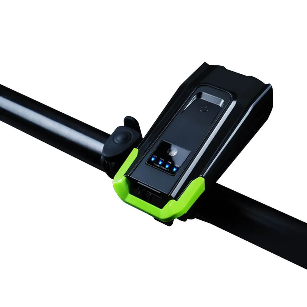 Комплект индукционных передних велосипедных фар 4000 мАч зарядка через USB с гудком