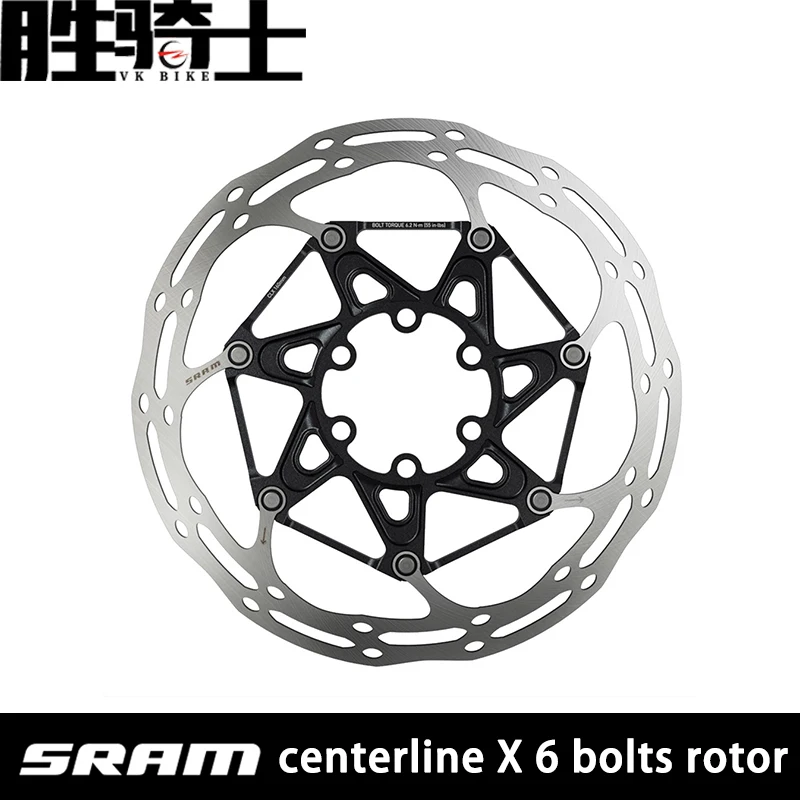 SRAM Центральная линия X CLX 6 болтов дисковый ротор 140 мм 160 180 круглый
