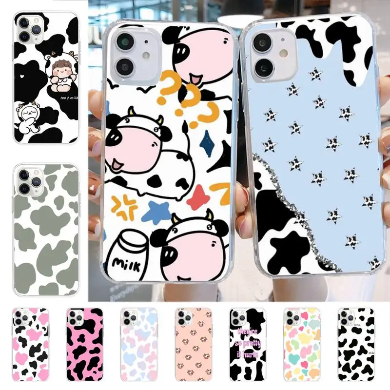 

Cow Print Phone Case for iphone 13 11 12 pro XS MAX 8 7 6 6S Plus X 5S SE 2020 XR case