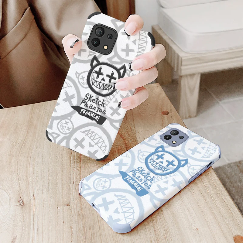 

Devil Phone Case For Xiaomi Mi 11 11lite 11Ultra 11i 10T 10TPro 10TLite 10 10S lite Pro Poco F2 X2 F3 pro Lambskin Cover