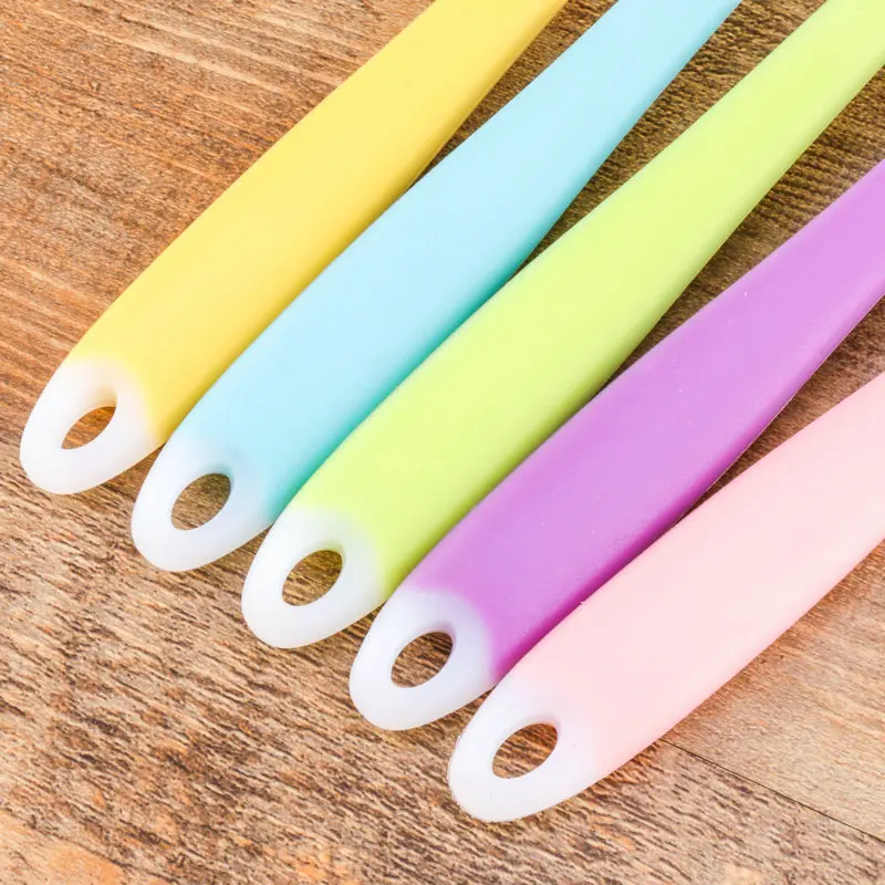 Силиконовый скребок для выпечки антипригарный шпатель масла нейлоновый