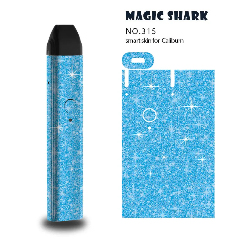 Magic Shark Rick and Mody Bling Star Sky Luxury FC чехол наклейка пленка для Uwell Caliburn 314 326|Наклейки