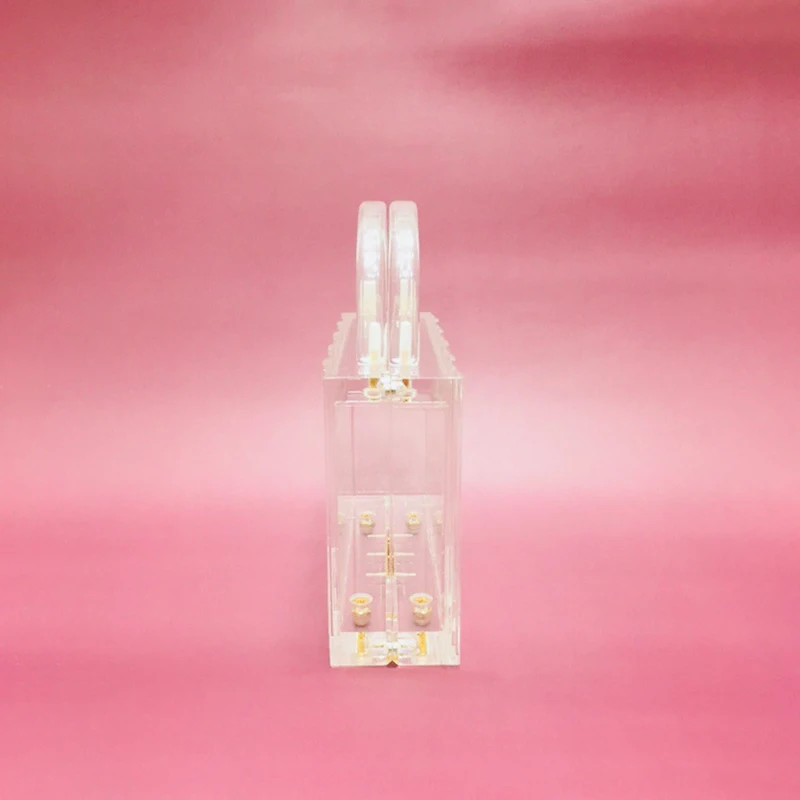 Clear Acrylic Box Evening Bags Women Brand Designers Transparent Small Square Tote Handbag Female Clutch Purses Dinner Party New | Багаж и