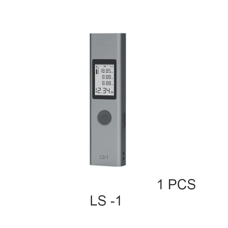 Xiaomi Duka лазерный дальномер 40 м LS-P USB флэш-дальномер для зарядки высокая точность измерения портативный дальномер - Цвет: 1 Pcs  LS-1