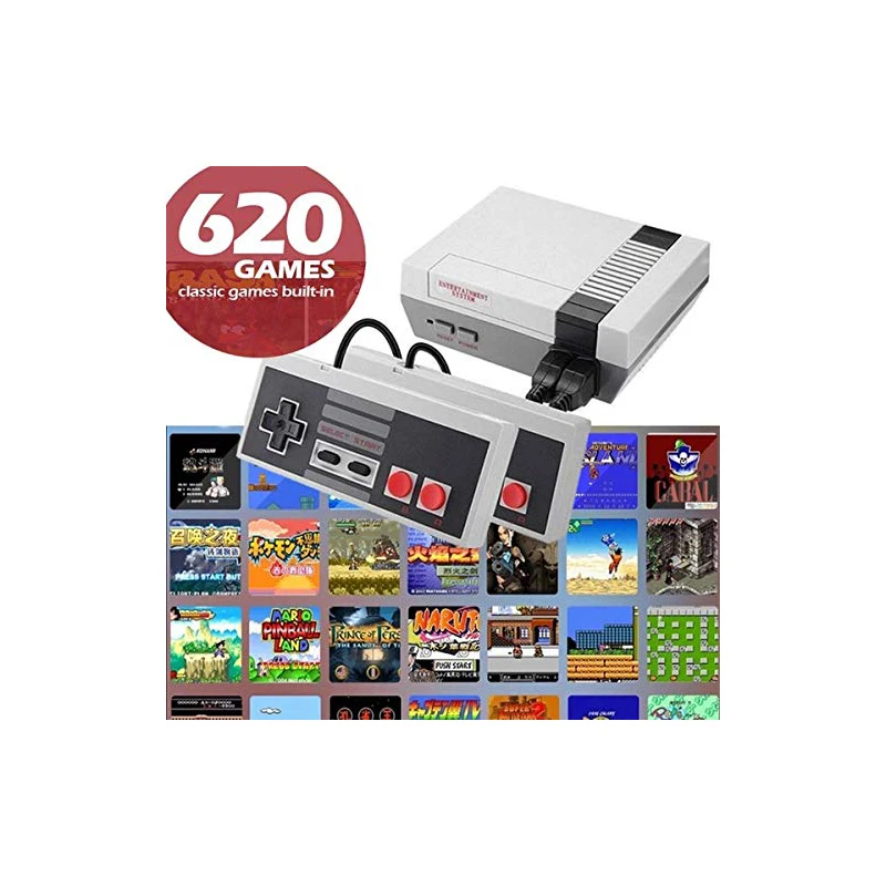 2021 Классическая игровая мини консоль игровой плеер со встроенными 620 ретро