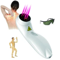 handheld portable rechargeable cold laser therapy phototherapy device pain relieve spine pain wound healing knee rehabilitation