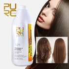 Бразильское Кератиновое лечение для выпрямления волос PURC 12%, кератин для глубоких кудрявых волос, лечение волос, для парикмахерской, товары для выпечки