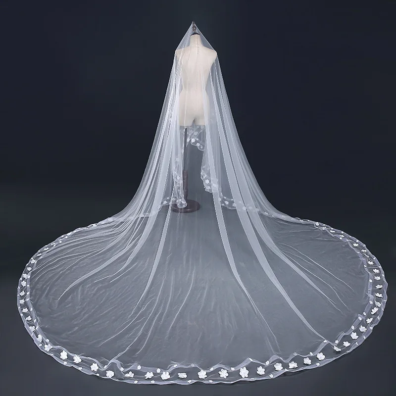 Свадебные аксессуары для невесты mingli Tengda свадебные длиной 4 м 3 Широкие маленькие