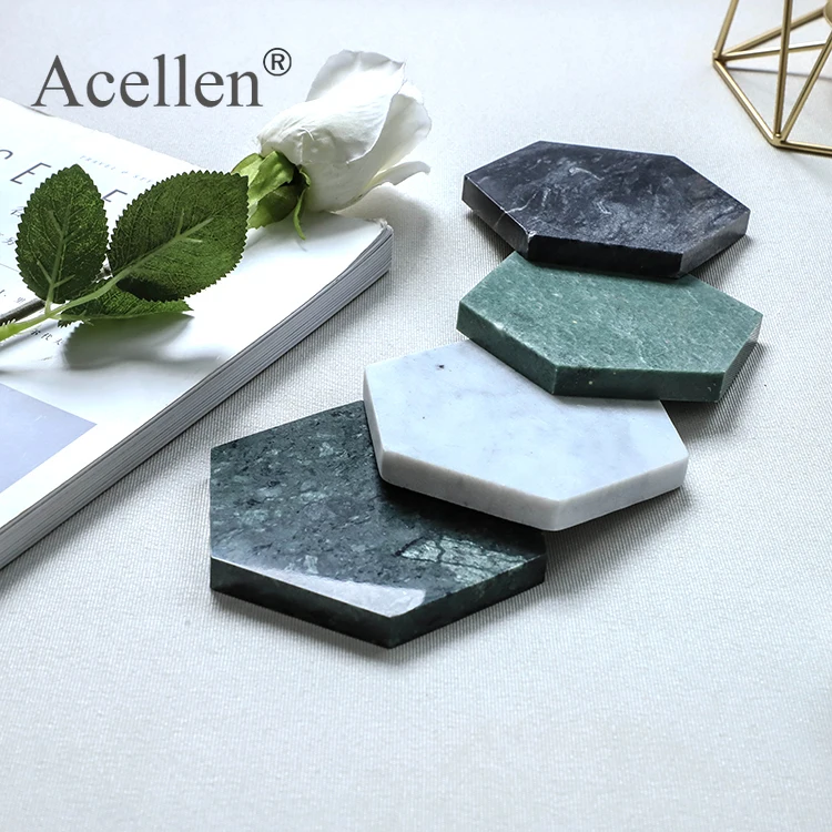 Натуральные Мраморные Подставки Ins простая изоляционная накладка