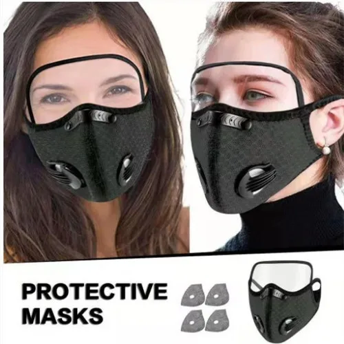 

Маска Защитная велосипедная с фильтром из активированного угля