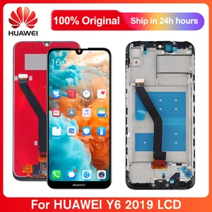original screen for huawei y6 2019 lcd display touch screen digitizer parts for huawei y6 2019 mrd lx1f lx1 lx3 lx1n lcd free global shipping