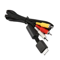 av cable for playstation new rca audio video composite tv console 1 8m