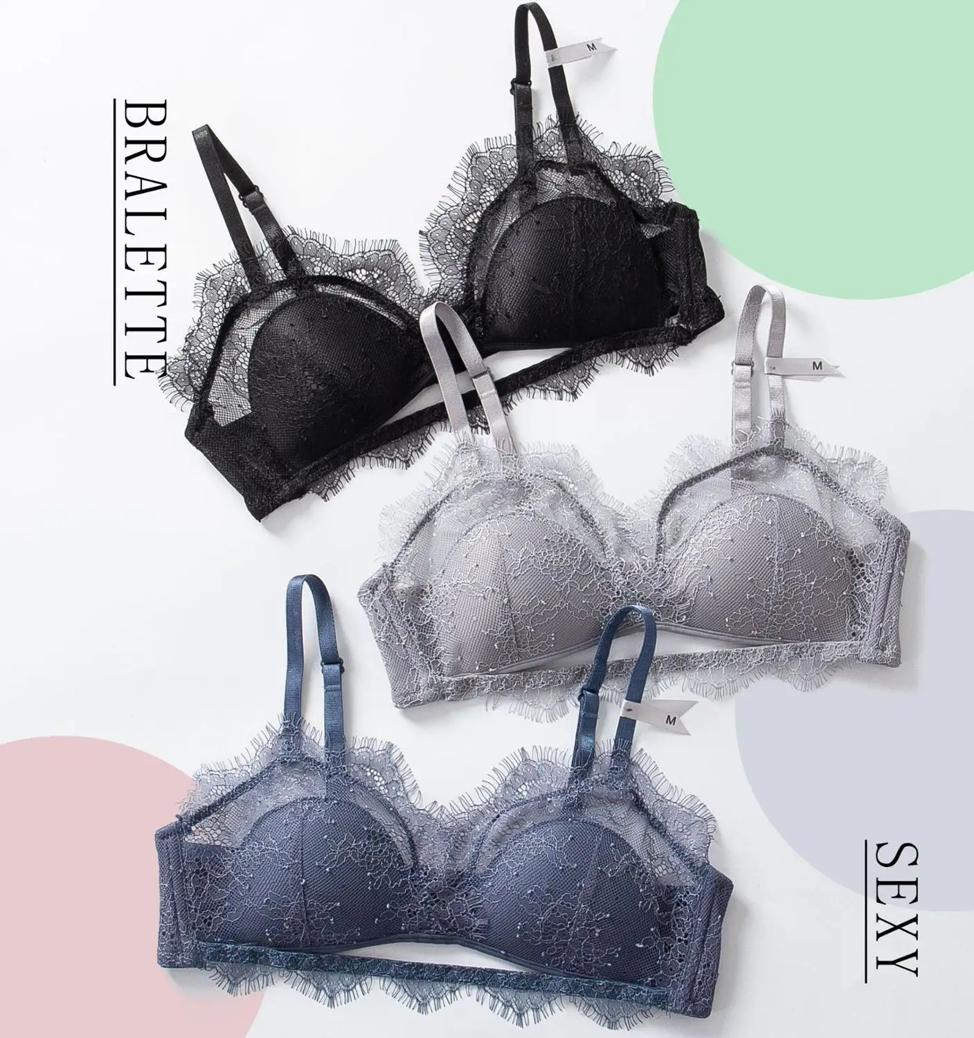 Высококачественное кружевное нижнее белье привлекательный французский