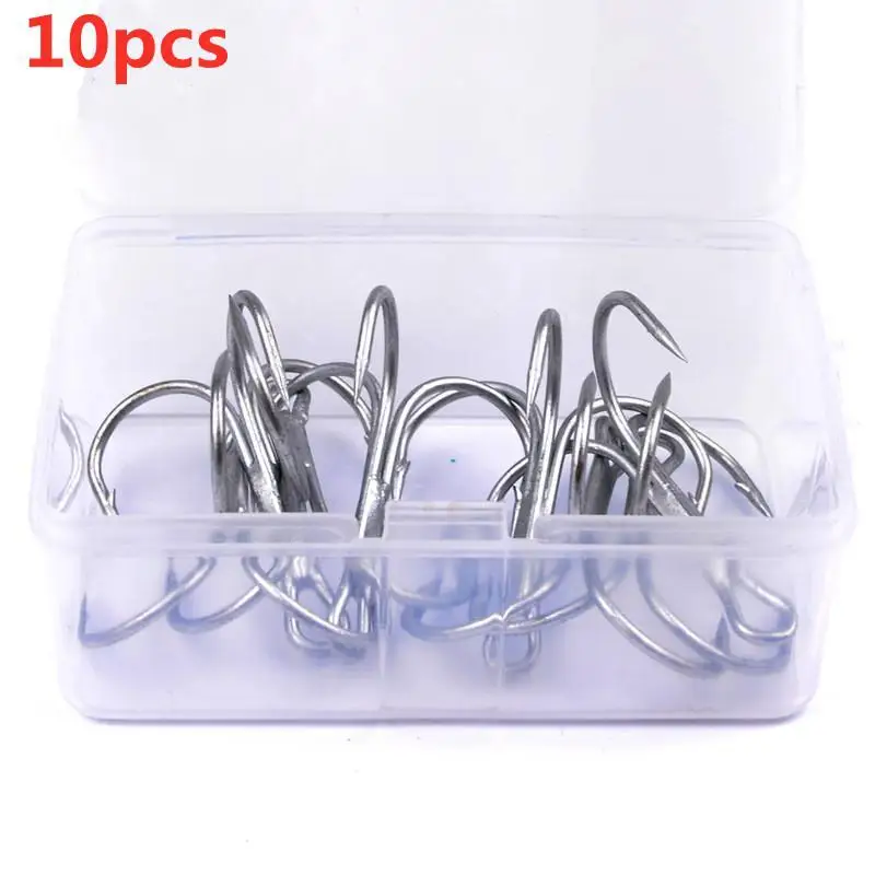 

10 Pcs/Set Fishing Hook High Carbon Steel Triple Anchor Hook Multi Model Quality Fishing Hook Tackle Fishing Accessories New