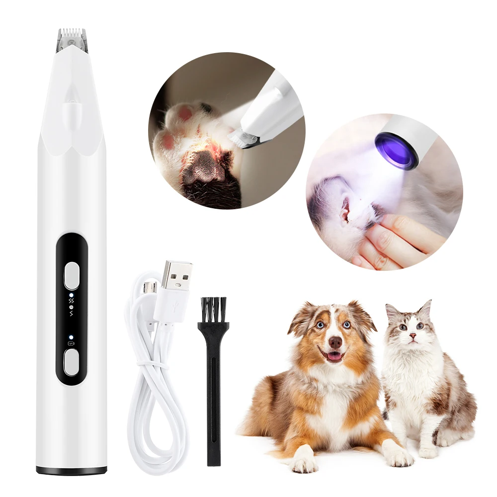 3 in 1 Dog Hair Trimmer Pet Foot Professional Grooming Clippers Cat Paw For Dogs Hairdressing Supplies |