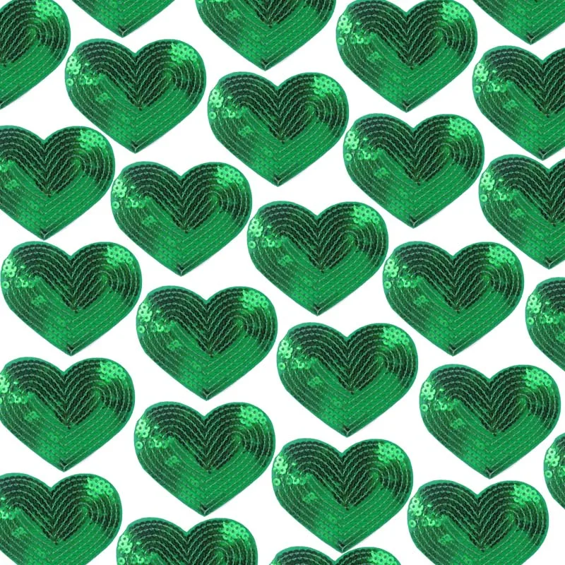 10 шт. патчи с блестками и сердечками для детей