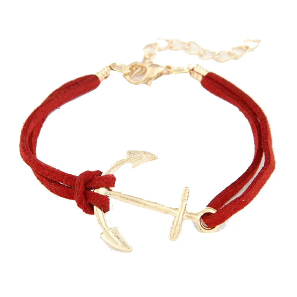 

New Fashion Womens Girls Vintage Owl Decoration Faux Leather Bracelets Brand High Quality