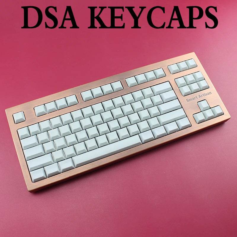 Белый и серый светильник DSA Keycaps ANSI Вишневый Mx PBT пустой для механической