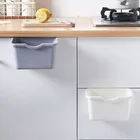 Пластиковая маленькая настенная мусорная корзина, домашняя подвесная кухонная офисная настольная корзина для хранения, мусорная корзина для кухни, ванной комнаты