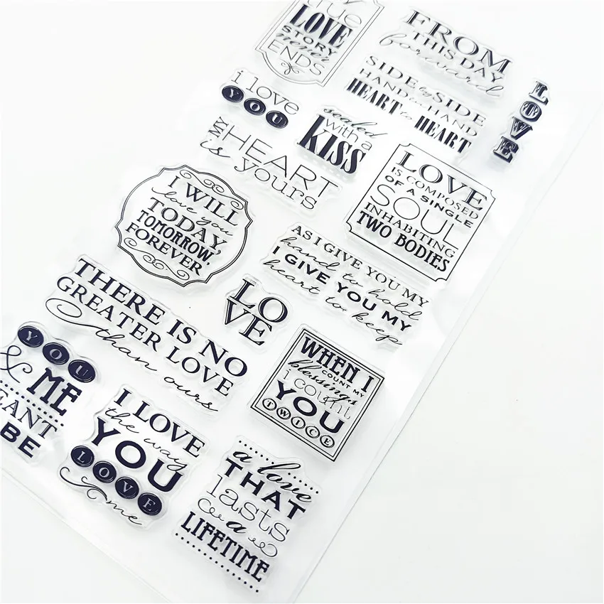 Штамп алфавитный прозрачный/силиконовый валик для запечатывания 11 х20 см | Дом и