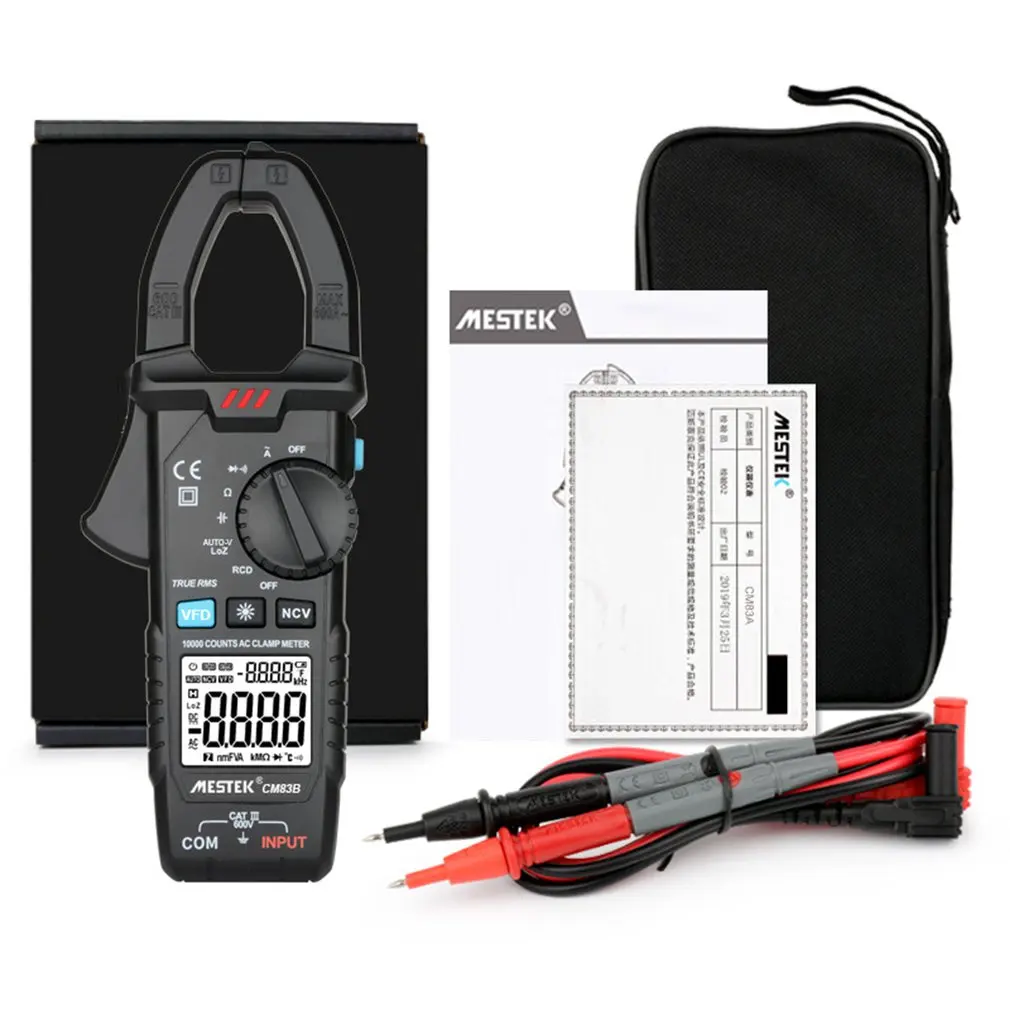 

Цифровой зажим CM83B CM83D DM91 DM91S, тестер емкости и емкости с автоматическим выбором диапазона, переменного/постоянного тока, 600 А, амперметр, муль...