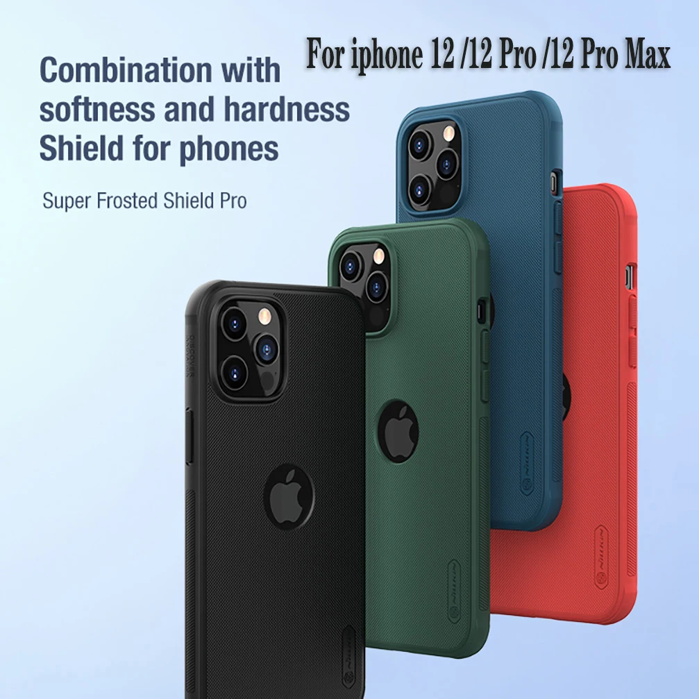 Чехол Nillkin для iiPhone 12 Pro /12 Max матовый защитный чехол с защитой от отпечатков