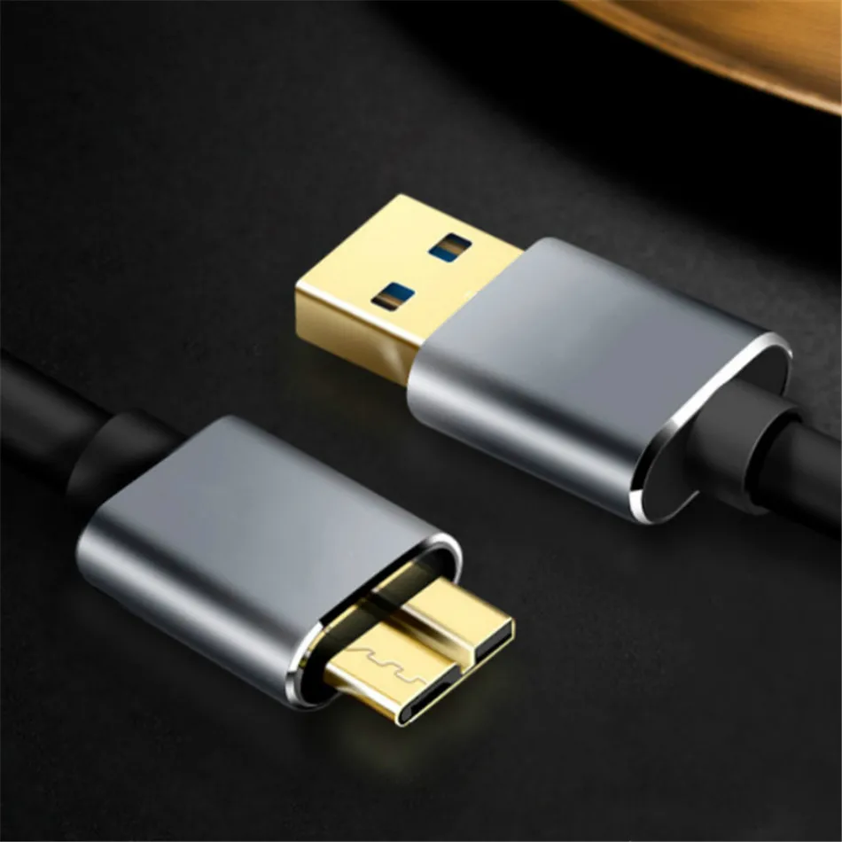 0 4 m USB 3 к Micro B Мужской кабель для передачи данных адаптера внешней вспышки SSD HDD