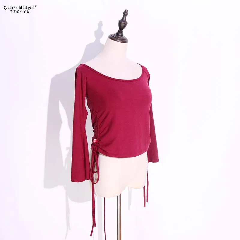 Длинные профессиональные рубашки из модала с рукавами для танца живота женская