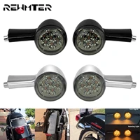 motorcycle rear led turn signal indicator lights w 6pcs lens cover for harley sportster xl 1200 883 nightster forty eight 92 21