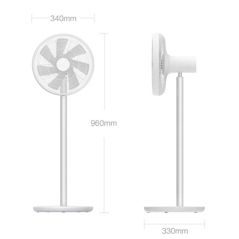 

Smartmi 2 2S Floor Fan DC Frequency Conversion Natural Wind 1.8W MIJIA APP Control 500h 100 Stepless Speed Pedestal Fans