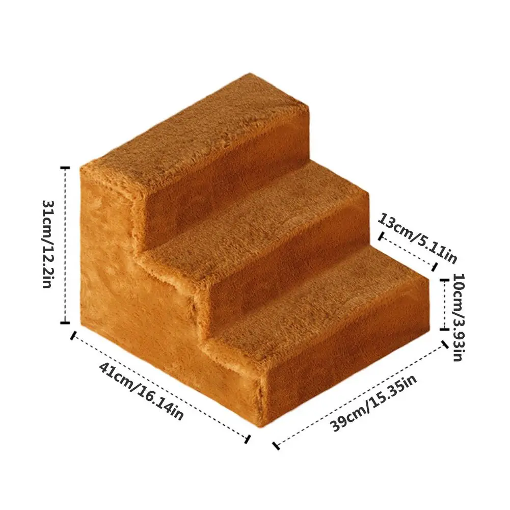 

Pet Dog Stairs Dog Bed Pet Ramp Dog House 3 Steps Ladder For Small Dogs Detachable Dog Kennel Breathable Mat Pets Supplies