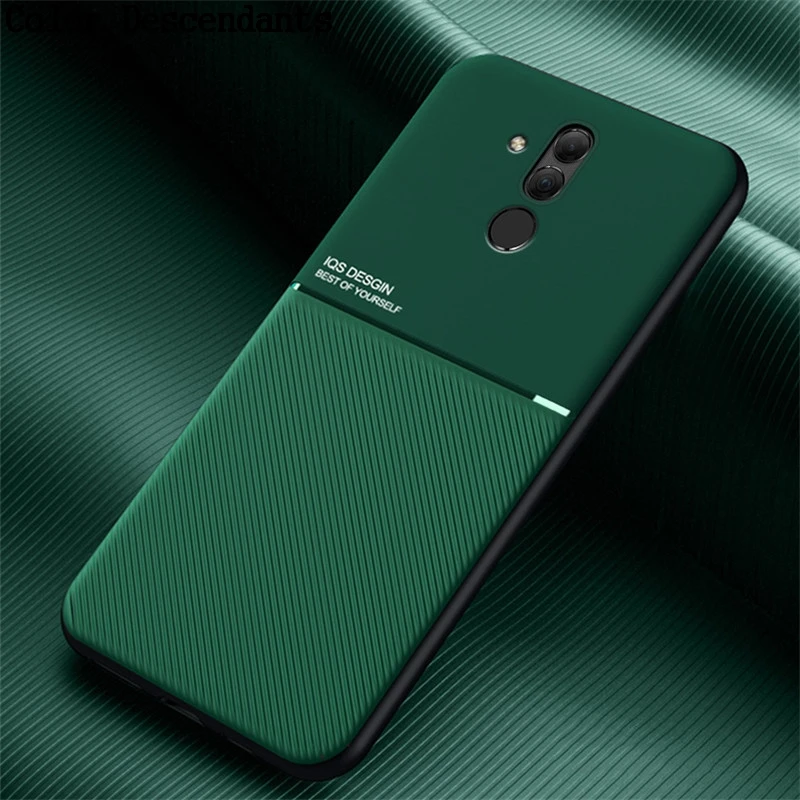 Магнитный Мягкий тканевый чехол для Huawei Mate 20 Lite мягкий силиконовый чехол-бампер 30