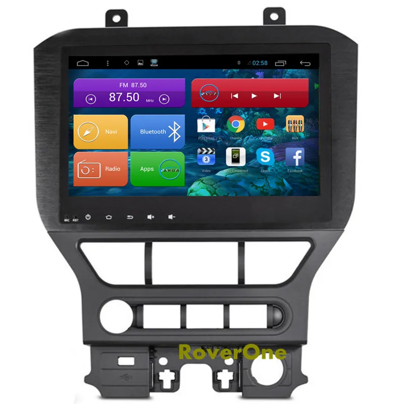 RoverOne Android 6 0 Автомобильный мультимедийный плеер для Ford Mustang 2015 Авторадио DVD Радио
