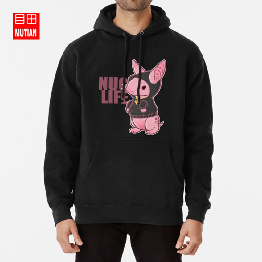 Толстовка с капюшоном Nug Life драконом | Мужская одежда