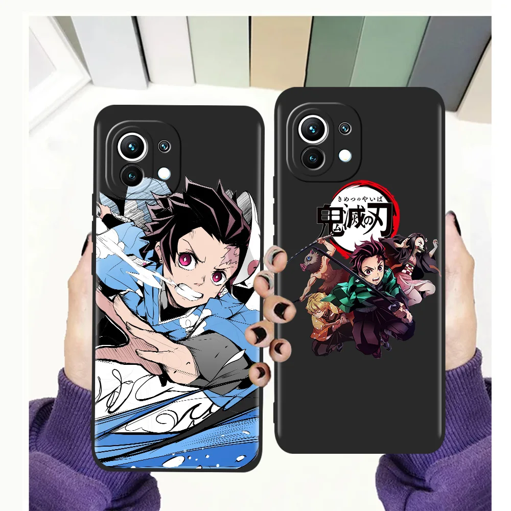 

Demon Slayer Anime For Xiaomi Mi Poco X3 NFC M3 F3 GT 11 Ultra 11X 11i Note 10 Lite 10T Pro 5G 9T Luxury Silicone Phone Case