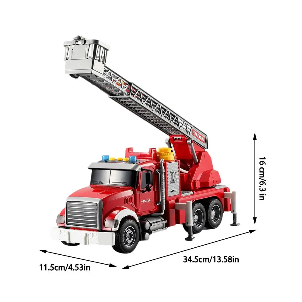 

Mini Toy Vehicle Model Alloy Diecast Engineering Construction Fire Truck Ambulance Transport Car Educational Children Gifts