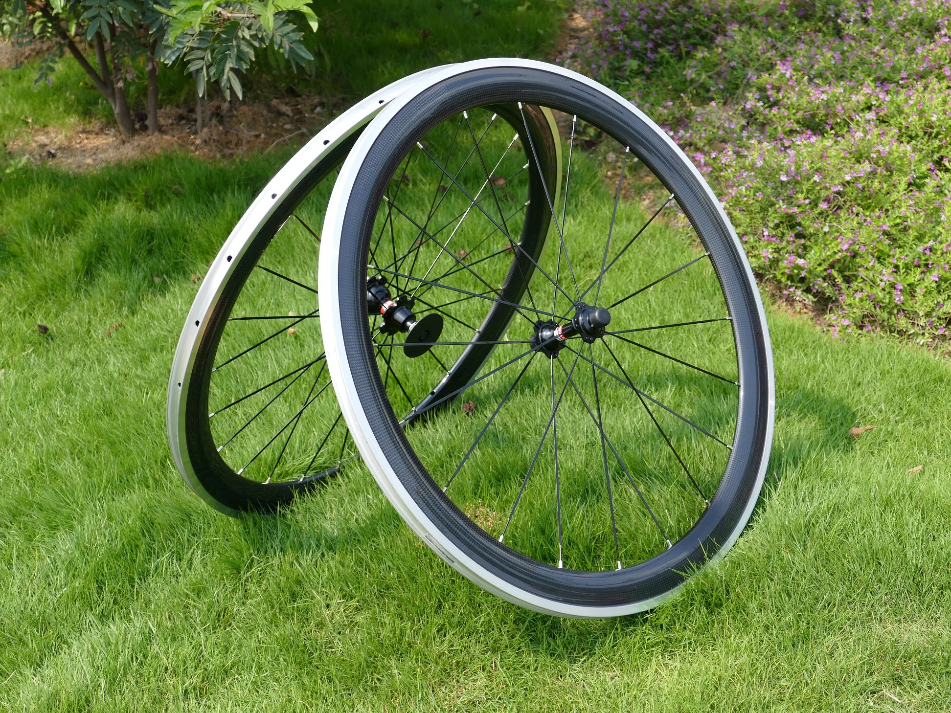 FLX-WS-CW25 Full Carbon 700C Road Bike Clincher Wheelset Depth 50mm Toray Wheel Rim Alloy Brake Side Width 25mm | Спорт и