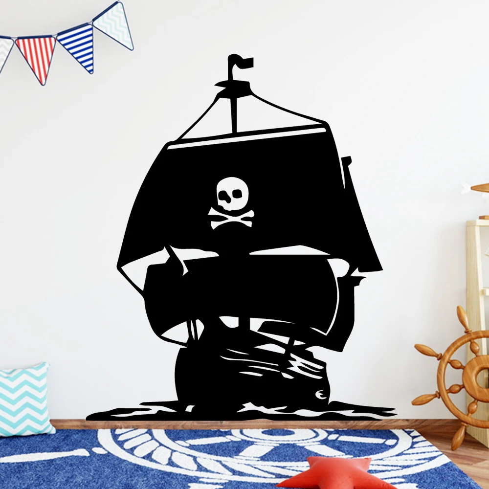 Красивый пиратский корабль домашний декор современное акриловое украшение