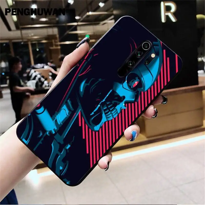The Terminator Robot of the future DIY окрашенная фотосессия для Redmi Note 8 8A 8T 7 6 6A 5 5A 4 4X 4A Go Pro |